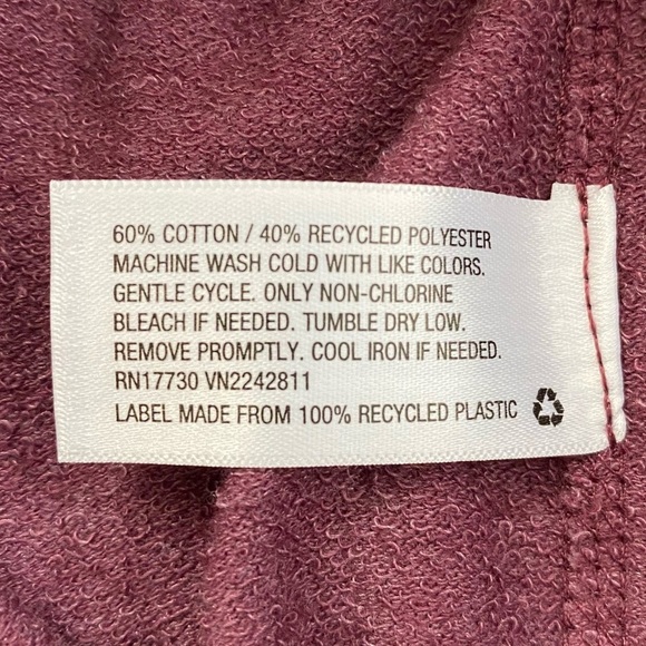 Knox Rose Burgundy Ombre Jogging Pants Cotton Medium M - Picture 3 of 9